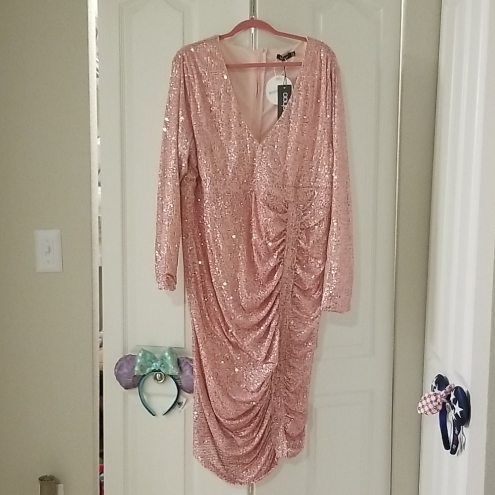 Shimmery Pink Dress